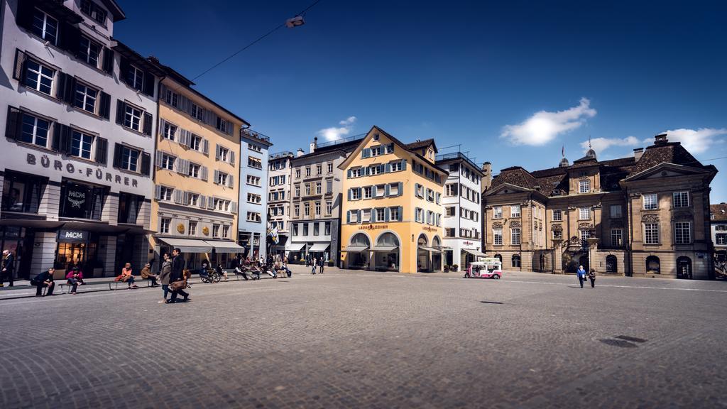 Lake Side Location Bellevue Zürich Buitenkant foto